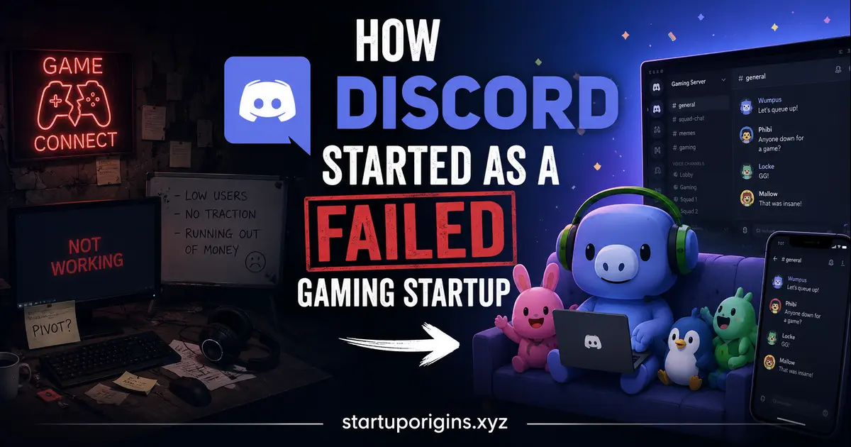 How Discord Started as a Failed Gaming Startup