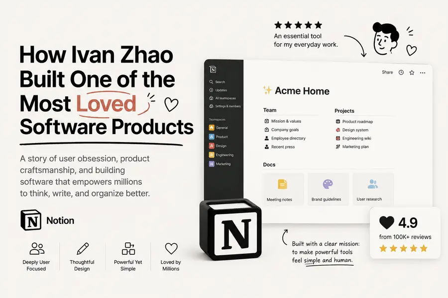 How Ivan Zhao Built One of the Most Loved Software Products