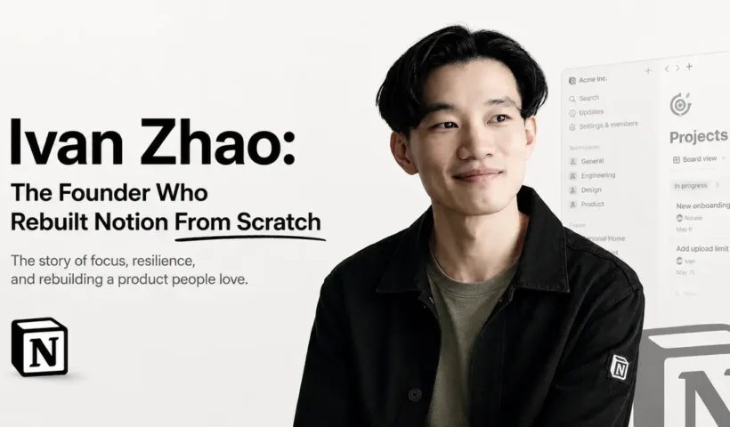Ivan Zhao The Founder Who Rebuilt Notion From Scratch