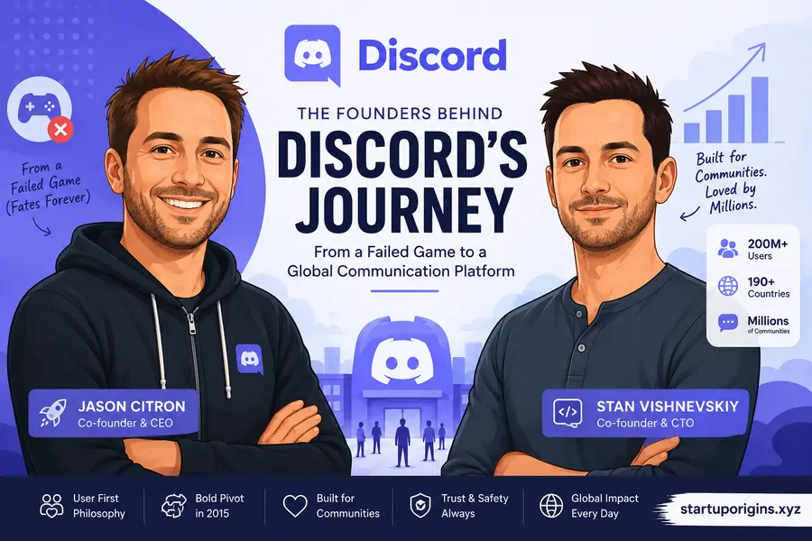 Jason Citron and Stan Vishnevskiy Discord co-founders