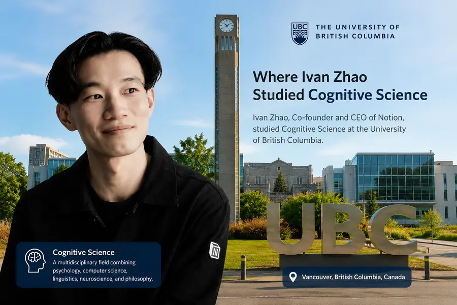 University of British Columbia where Ivan Zhao studied cognitive science