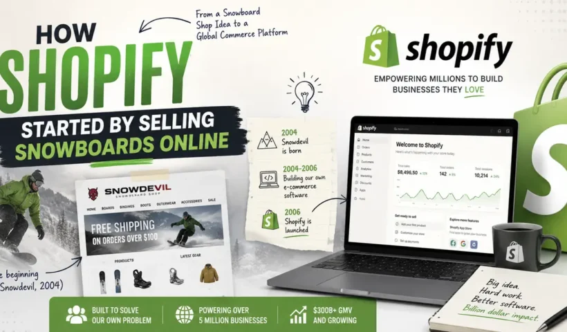 How Shopify Started by Selling Snowboards Online