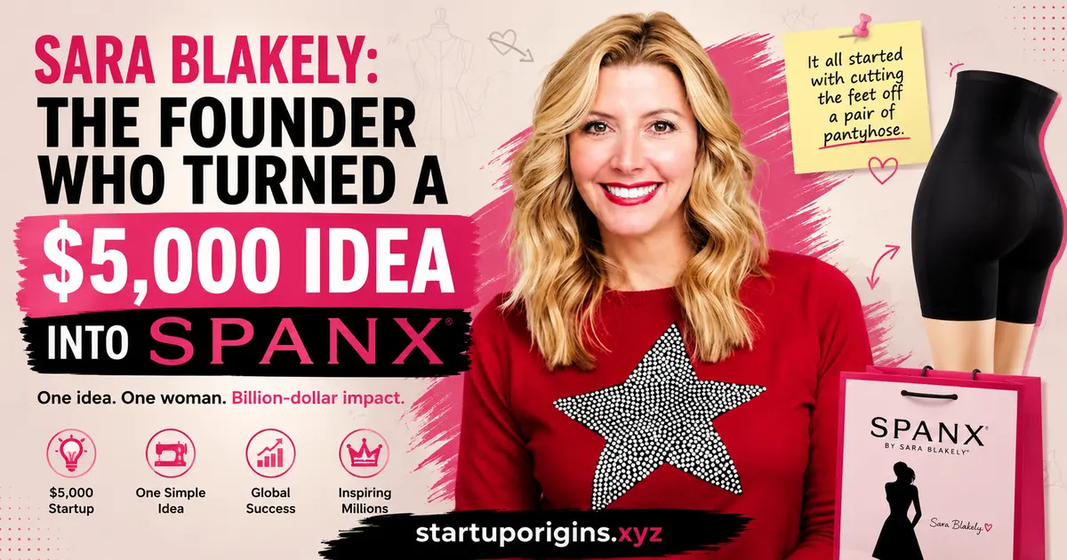Sara Blakely: The Founder Who Turned a $5,000 Idea Into Spanx