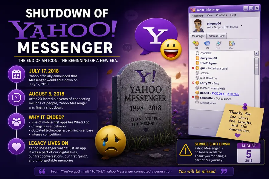 Shutdown of Yahoo Messenger