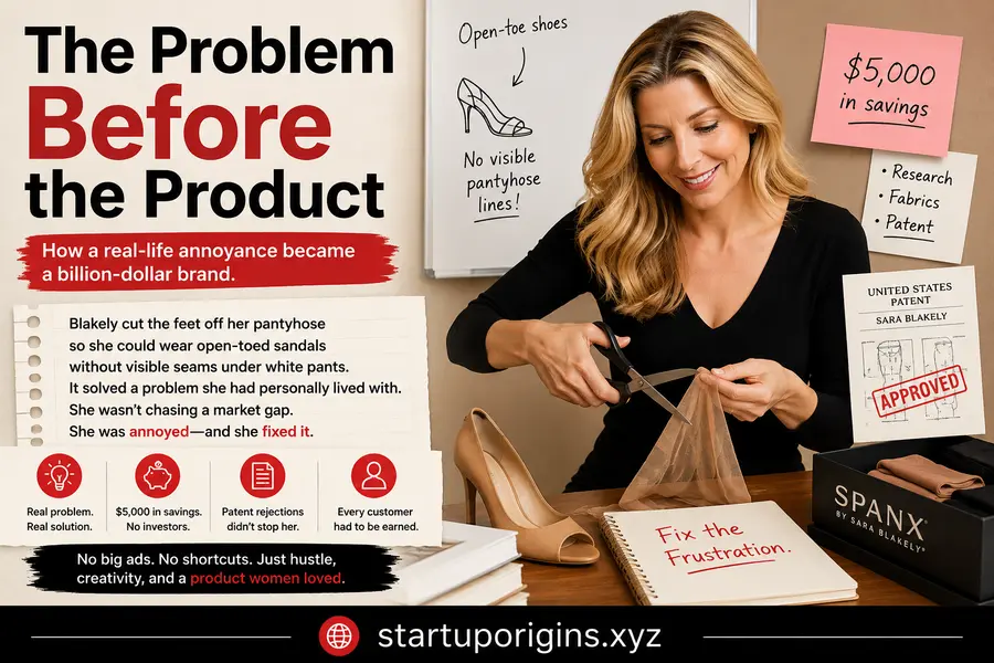 The problem before the product: the everyday frustration that led Sara Blakely to invent Spanx