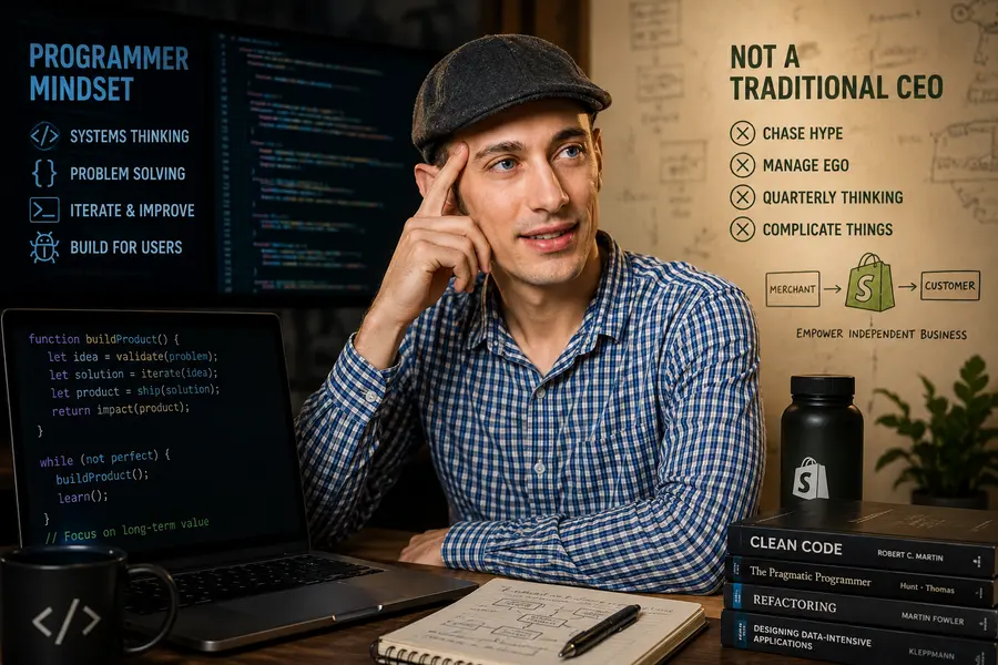 Why Tobias Lütke Thinks Like a Programmer, Not a Traditional CEO