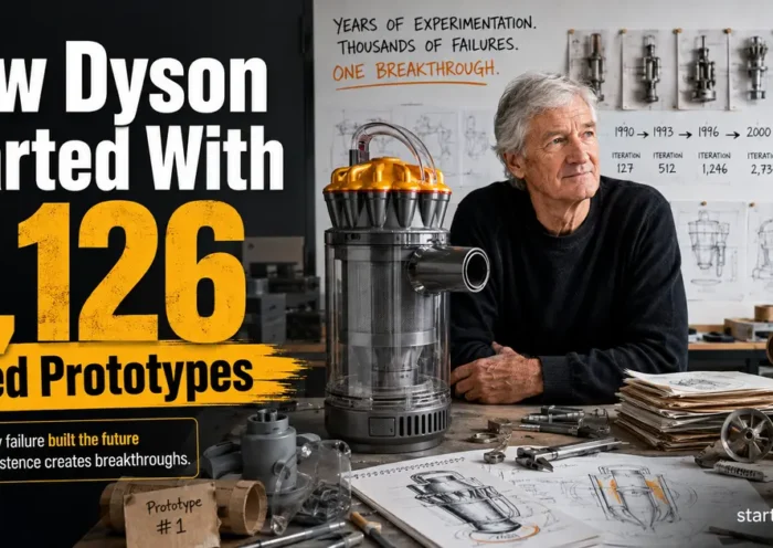 How Dyson Started With 5,126 Failed Prototypes