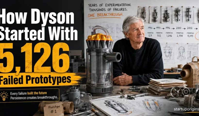 How Dyson Started With 5,126 Failed Prototypes