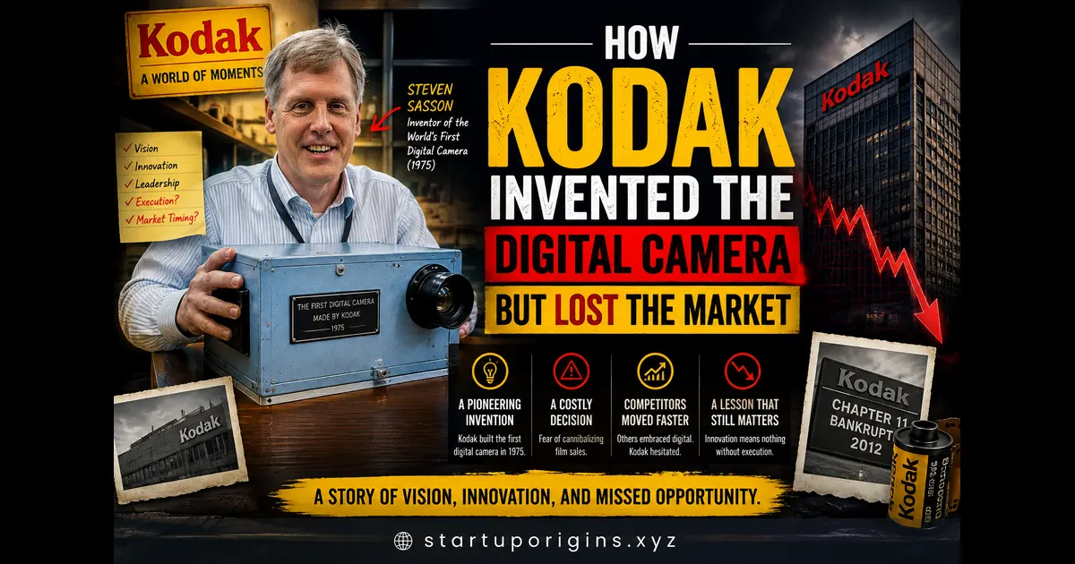 How Kodak Invented the Digital Camera but Lost the Market 1 How Kodak Invented the Digital Camera but Lost the Market
