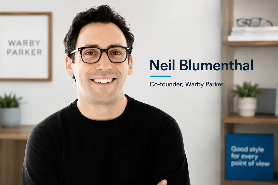 How Warby Parker Started by Selling Affordable Glasses Online 6 Neil Blumenthal- Co-founder Warby Parker