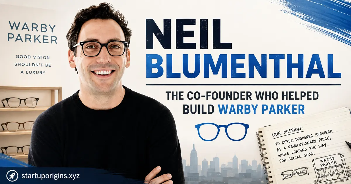 Neil Blumenthal: The Co-Founder Who Helped Build Warby Parker 1 Neil Blumenthal: The Co-Founder Who Helped Build Warby Parker