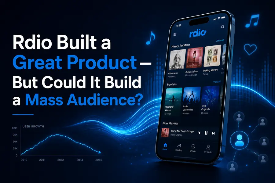 Rdio Built a Great Product — But Could It Build a Mass Audience?