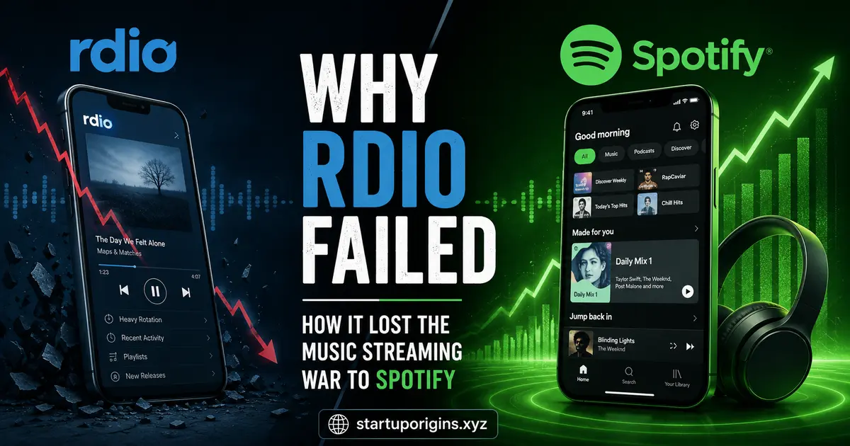 Why Rdio Failed: How It Lost the Music Streaming War to Spotify 1 Why Rdio Failed: How It Lost the Music Streaming War to Spotify
